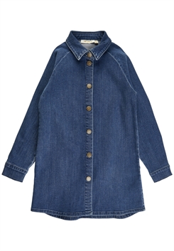 Soft Gallery Frederique Denim Shirt Dress - Blue Denim